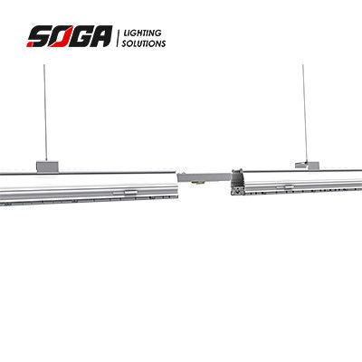 Sistema di illuminazione commerciale a LED Trunking 40W IP40 Canale in alluminio a forma di U